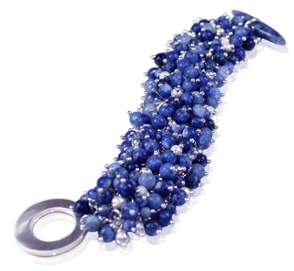 Kind of Blue bracelet by Liisa Gude Deberitz