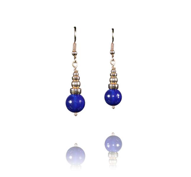 Blue Lace earrings by Deberitz.